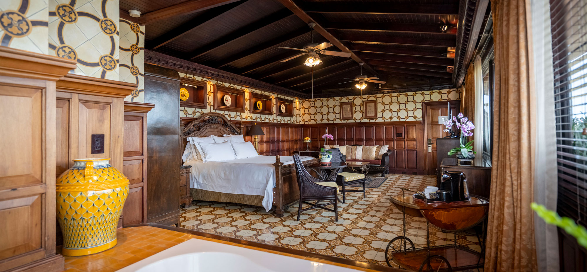 Any stay here, no matter the length, is a grand affair